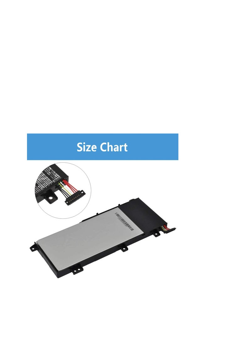Terabyte C21N1333 Battery C21NI333 Compatible for Asus Transformer Book TP550 R554L TP550L TP550LA TP550LD TP550LJ 0B200-00860400 - 7.5V 38Wh - Image 3