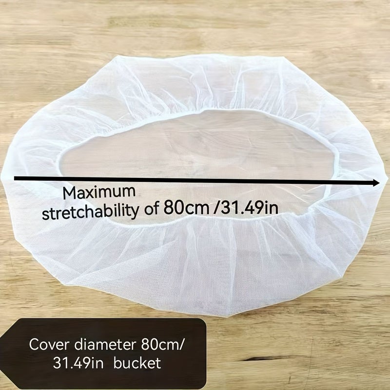 Small Mesh Cover Outdoor Rain Barrel Filter Blocks Leaves Debris - Image 5