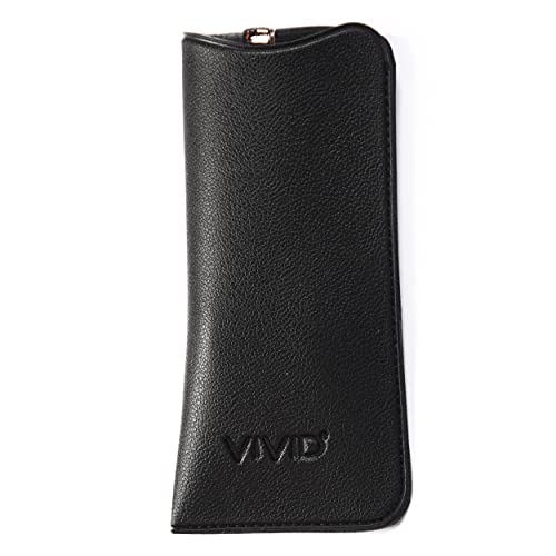 VIVID Vision Unisex Adult Lightweight Eyewear Specs Case Cover | Protect Eye Glasses | Chashma Dibbi | Spectacle Box | Open Flap | Artificial Leather | D-14 Black - Image 1