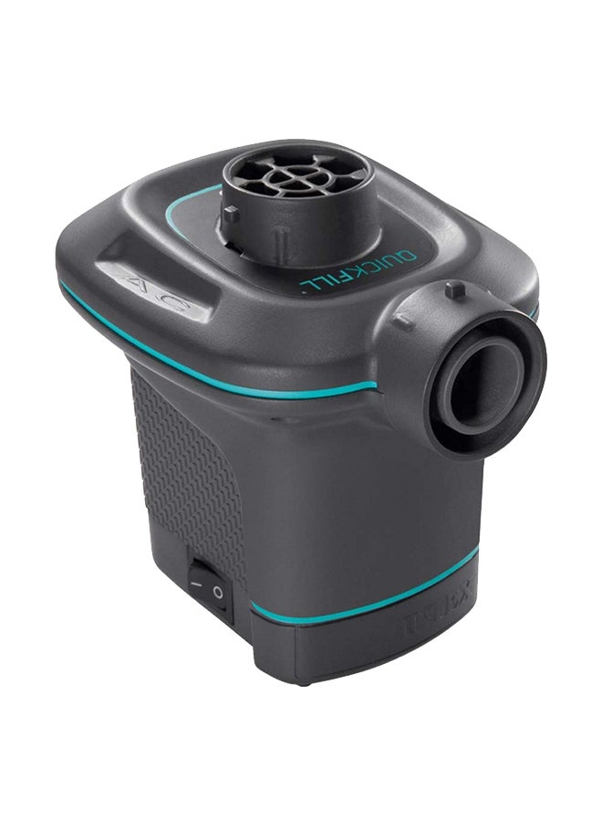 INTEX Quick Fill AC Electric Portable Air Pump 220-240 Volts With Three Interconnecting Nozzels 4.90x5.60x5.60inch - Image 1
