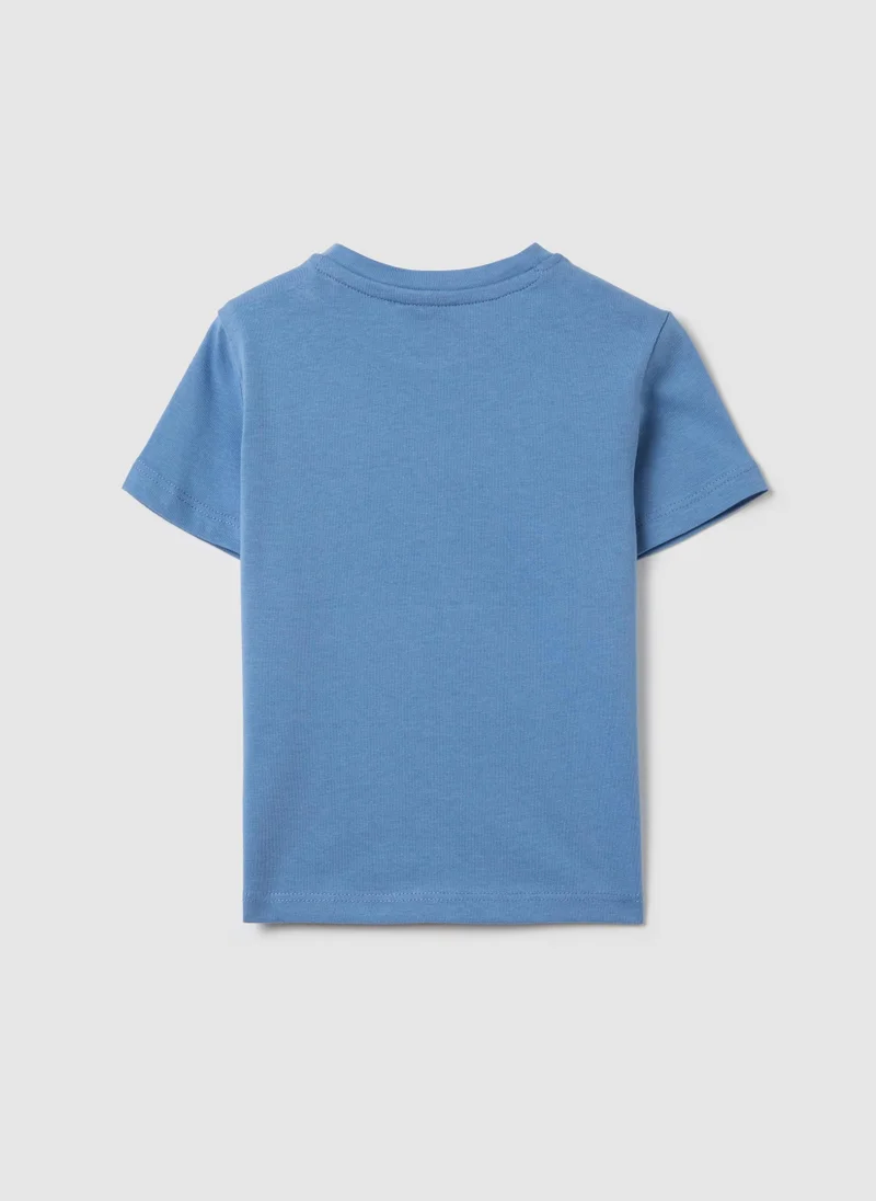 Ovs Cotton T-Shirt With Print