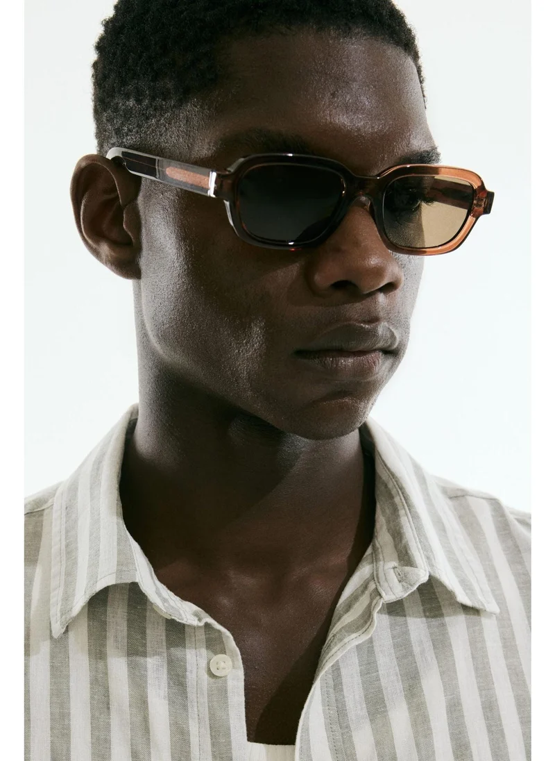 H&M Regular Fit Linen-blend shirt