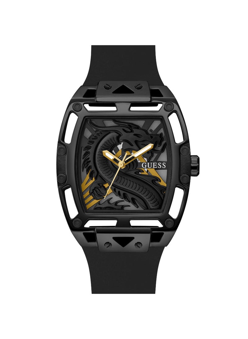 Guess Mens Legend Black Dragon watch GW0648G1 - Image 1