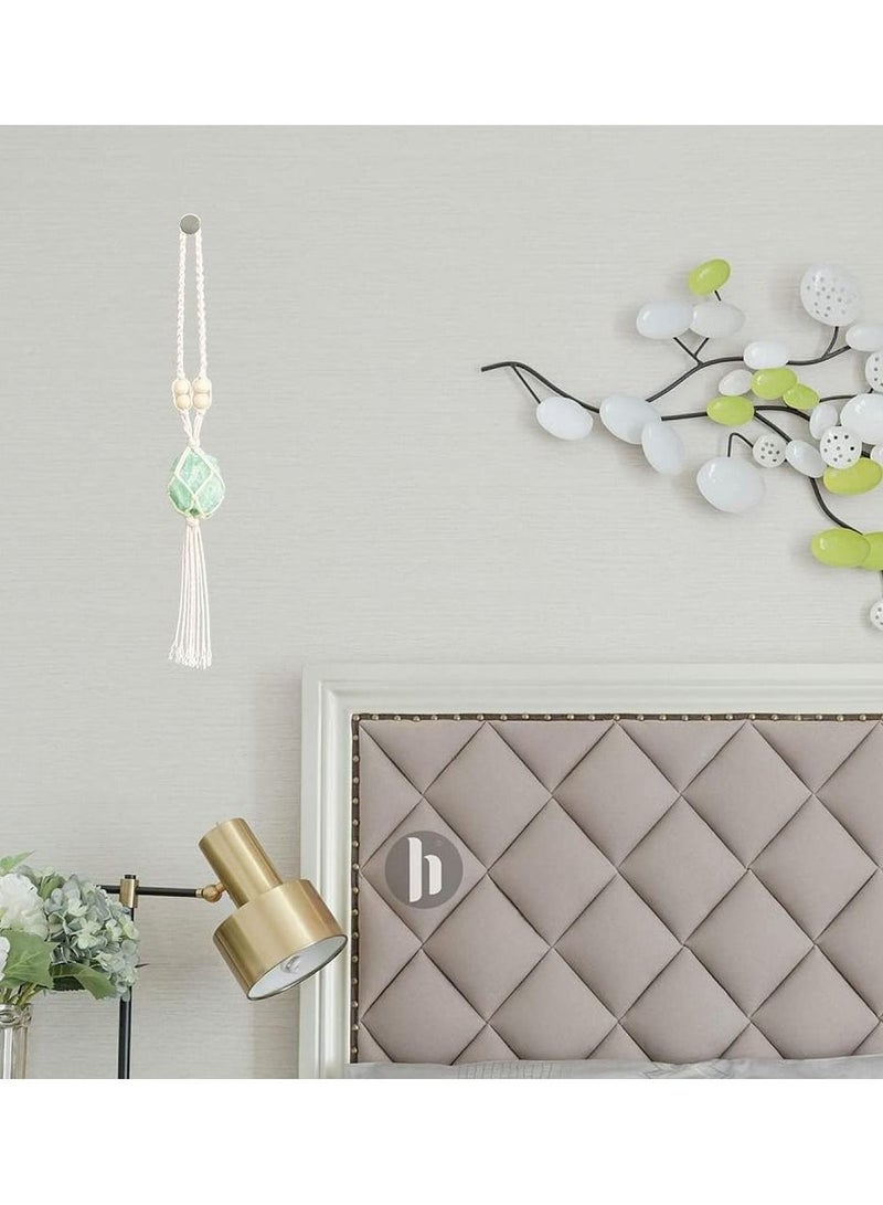 SYOSI Car Pendant 2 Pack Car Hanging Ornaments Healing Crystal Home Decor Car Rear View Mirrors Decor Geomantic Omen Meditation Yoga - Image 3