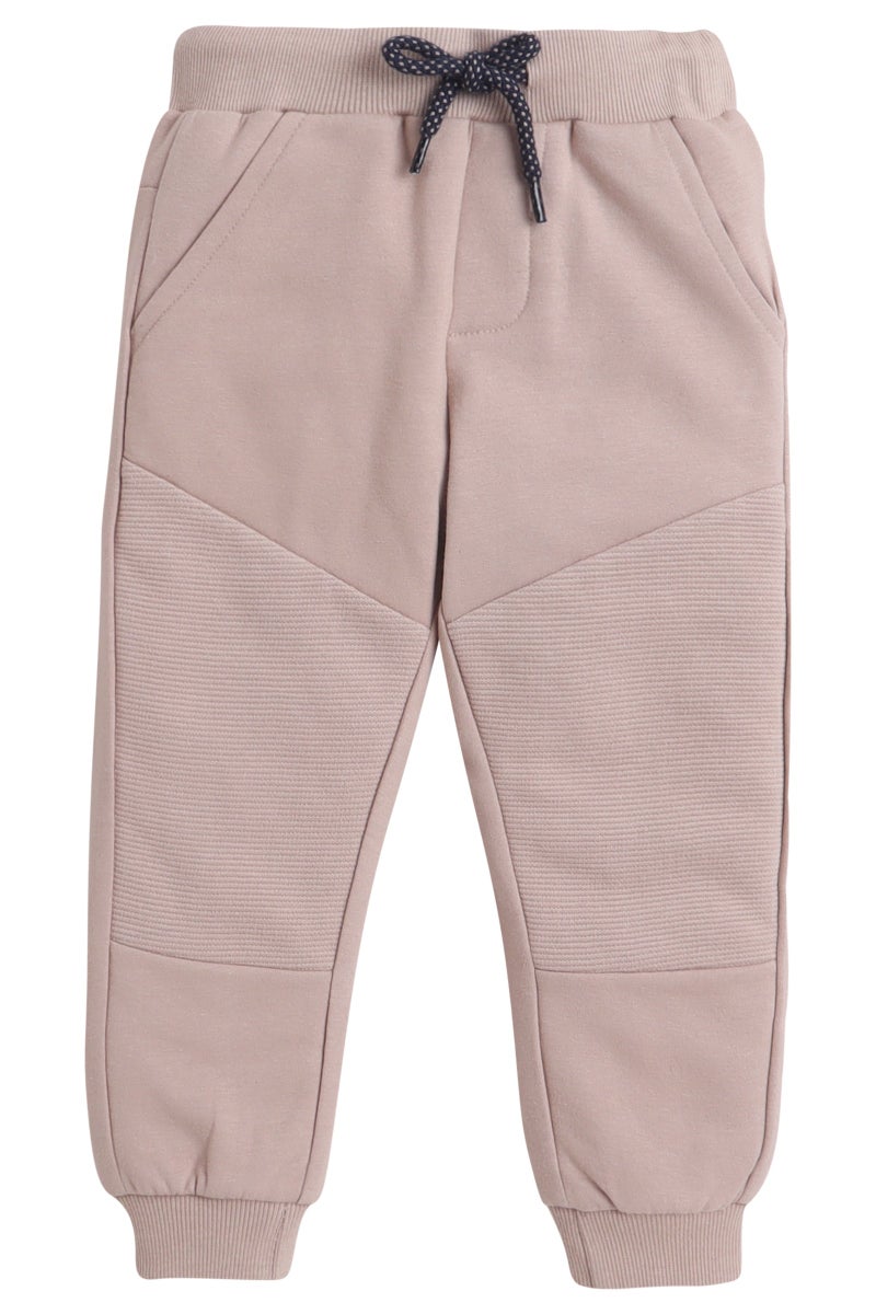 Dirkje Boys Space Race Fleece Tracksuit – Navy & Sand 2-Piece Set - Image 4