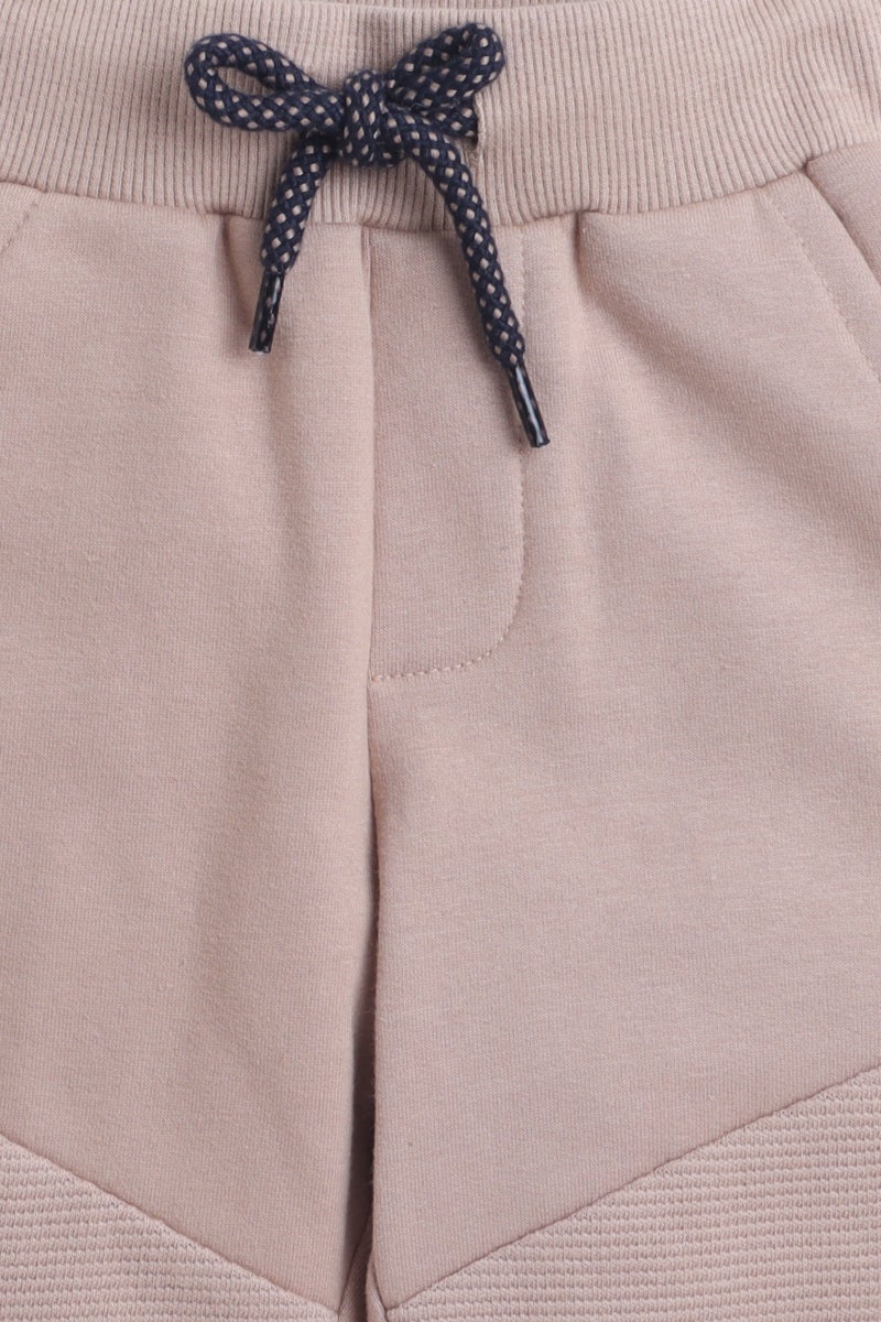 Dirkje Boys Space Race Fleece Tracksuit – Navy & Sand 2-Piece Set - Image 5