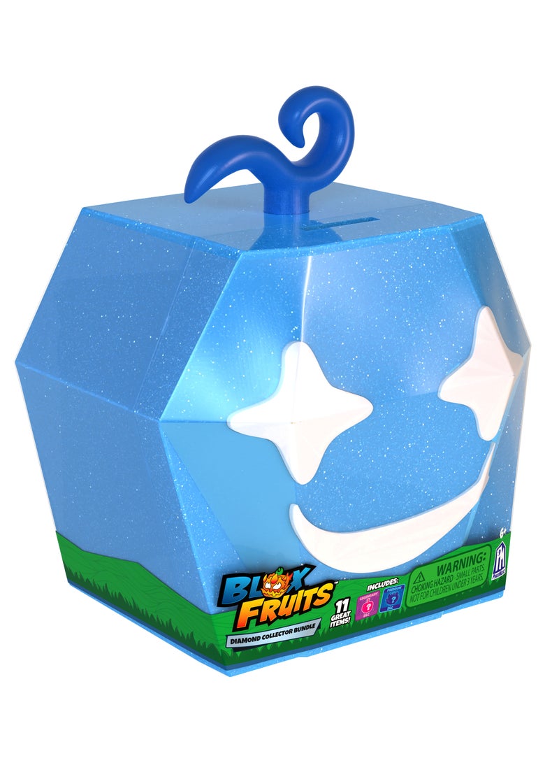 Blox Fruits Diamond Collector Bundle Series 2 | 2 DLC Code Included! | Collectible Plush Toy | Collectible Figure | Soft Toy | Perfect for Kids, Gamers and Collectors