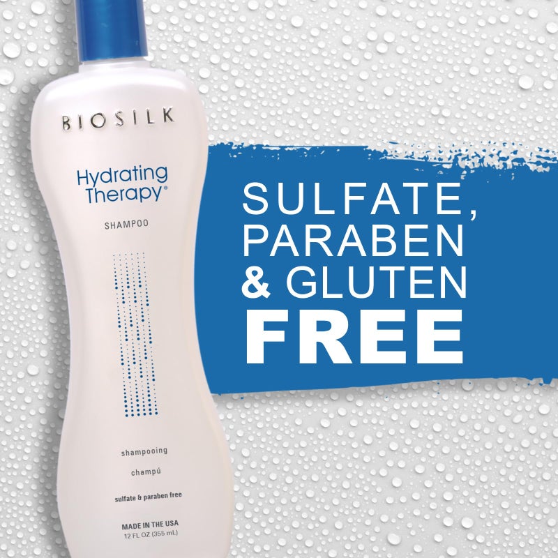 BioSilk Hydrating Shampoo, Replenishes Hair Moisture For Strong, Smooth Hair, Sulfate, Paraben, & Cruelty-Free, 12 Oz - Image 4