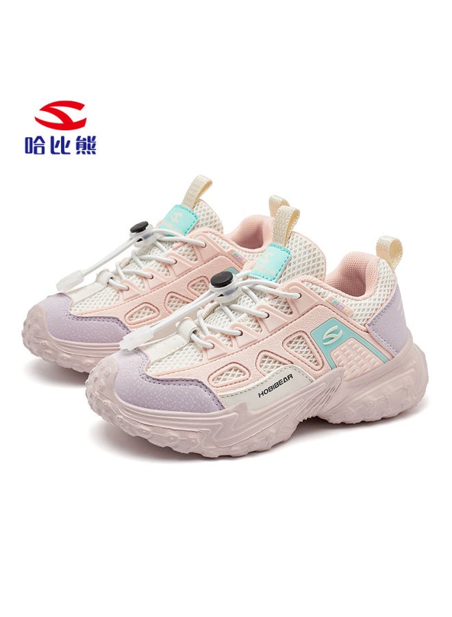 Habib Bear Double Net Autumn Boys Sneaker Girls Wear-resistant Tire Bottom Outdoor Casual Shoes Children's Shoes A Generation Of Hair