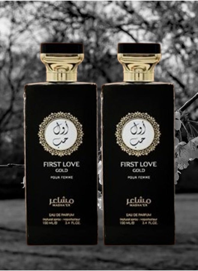 2 Pieces First Love Gold Perfume 100ml EDP - pzsku/Z8E45EE1031B70E66652BZ/45/_/1717863671/9ee2be8b-9397-4735-9729-e96b9dc93452