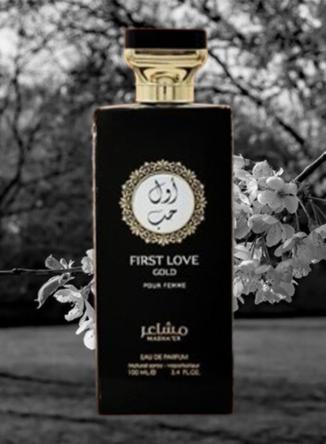 Love 2 Pieces First Love Gold Perfume 100ml EDP - Image 2