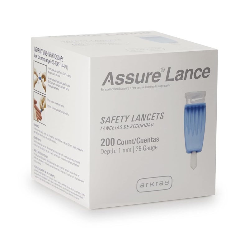 Assure Arkray USA 980228 Assure Lance Micro Flow Safety Lancet 28 Gauge Pack of200 - Image 2