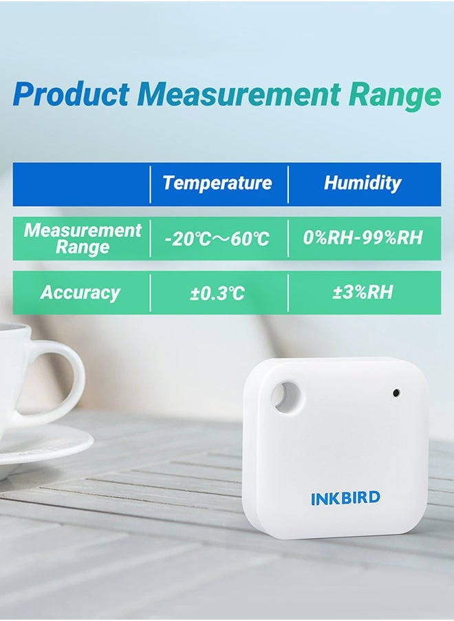 INKBIRD Wifi Thermometer Hygrometer Monitor Smart Temperature Humidity Sensor Ibs-Th3 With App Notification Alert 1 Year Data Storage Export Remote Monitor For Greenhouse Wine Cellar Baby Room  - Image 4