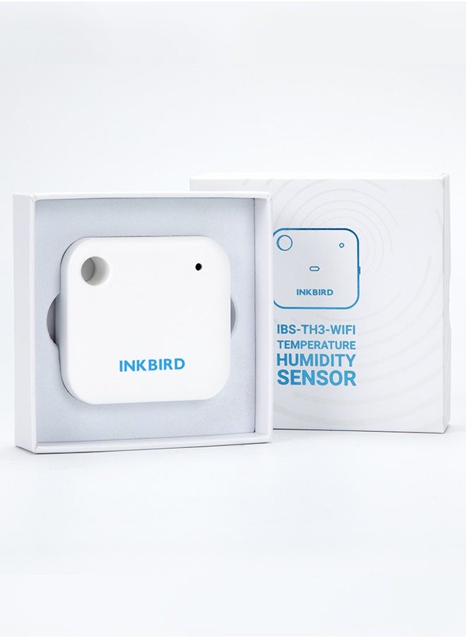 INKBIRD - Wifi Thermometer Hygrometer Monitor Smart Temperature Humidity Sensor Ibs-Th3 With App Notification Alert 1 Year Data Storage Export Remote Monitor For Greenhouse Wine Cellar Baby Room - Image 1
