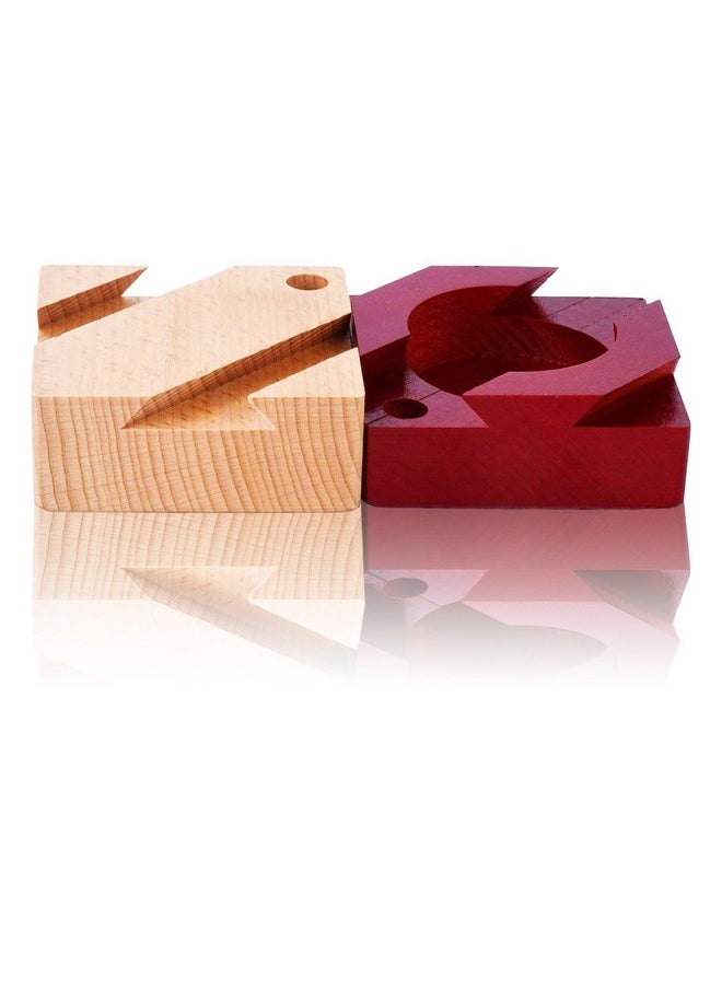 DC-BEAUTIFUL - Impossible Dovetail Box Mini 3D Brain Teaser Wooden Magic Drawers Gift Jewelery Box Puzzle Toy - Image 1