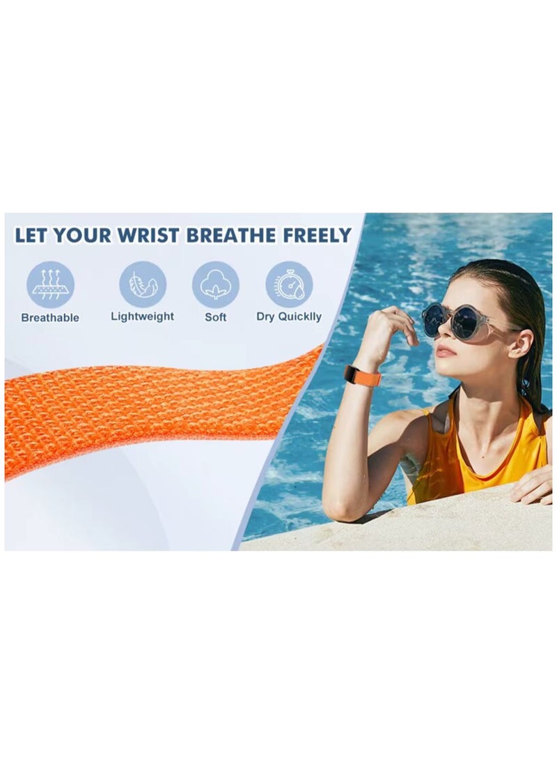 TEMPO - (Pack of 2) Nylon Sport Loop Replacement Band Compatible with Whoop 4.0 Wearable Fitness & Activity Tracker, Durable, Comfortable & Breathable and Adjustable Wristband Replacement Strap Easy to Use and Perfect for Every Occasion - Image 1