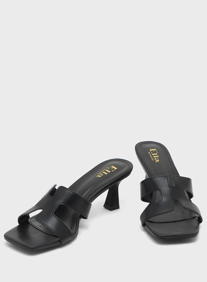 ELLA  Mid Heel Ladies Sandal for Women | Best Price UAE