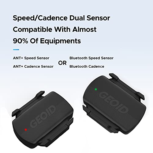 GEOID CS600 Cadence/Speed Sensor for Cycling, ANT+/Bluetooth Wireless Bicycle RPM Sensor Compatible with Bike Computers, Sport Watches, iOS/Android APPS - Image 3