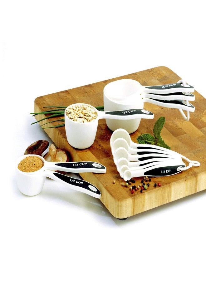 نور برو مجموعة أكواب وملاعق قياس نوربرو 3042 جريب-إيزي، 12 قطعة - Image 3