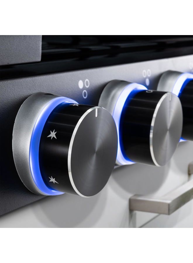 RecPro Built-in Gas Stove for Rv | 2 Burners Or 3 Burners | Rv Cooktop Stove | 6,500 & 8,000 Btu Burners | Cover Included (Black, 3 Burners) - Image 4