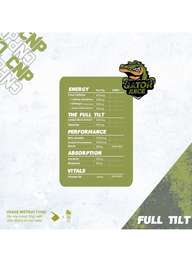 سي إن بي عصير CNP Full Tilt Pre-Workout بنكهة Gator، 30 حصة - Image 4