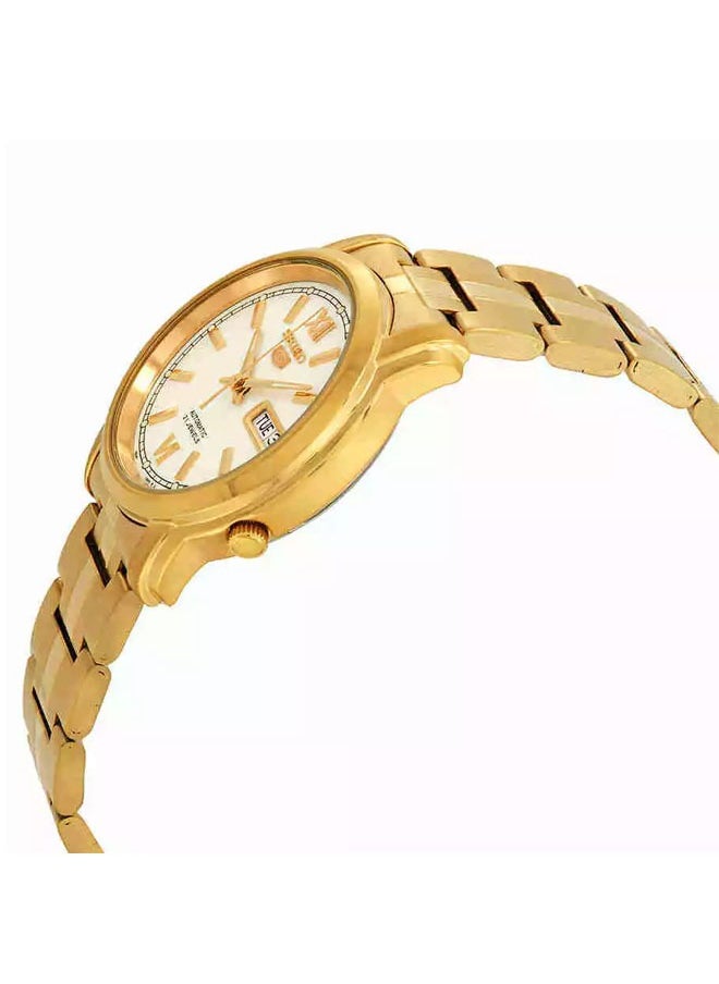 Automatic White Dial Men's Watch SNKK84K1