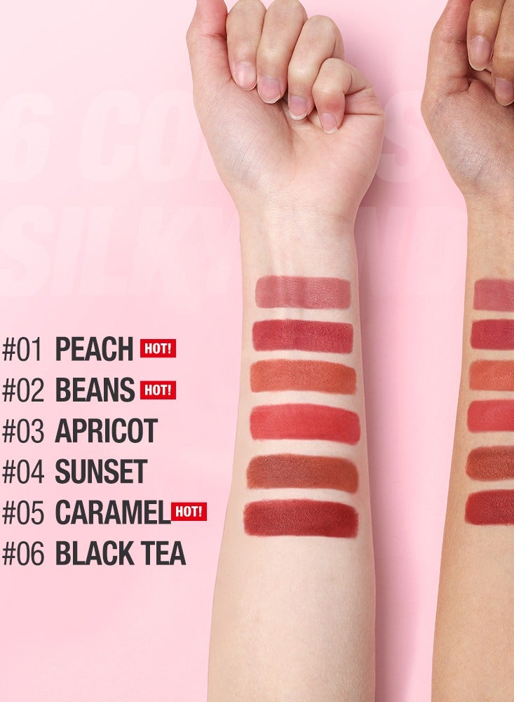 OTWOO O.TWO.O Creamy Matte Crayon Lipstick – Smooth, Long-Lasting Matte Finish NO.1 - Image 3