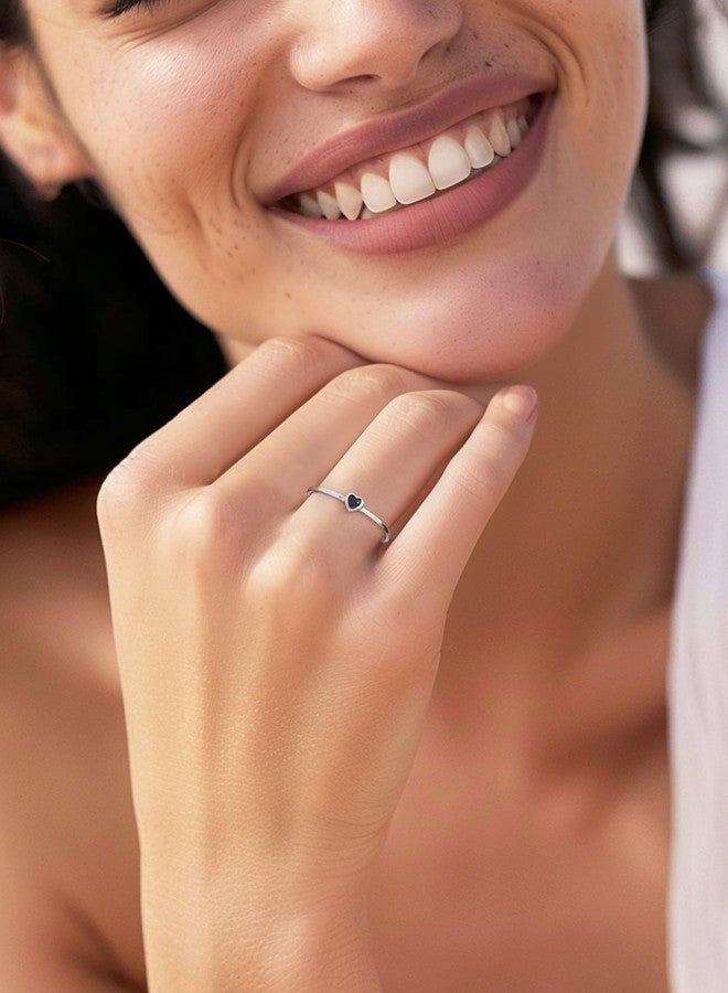 Silvora Female Eternity Wedding Band Rings for Bridal Love - Image 2