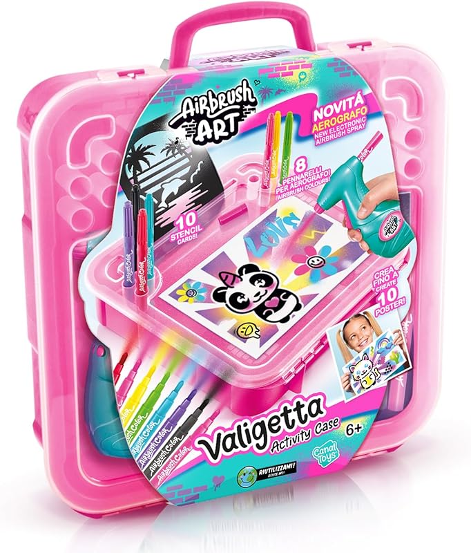 كانال تويس ايربروسه ارت اير  ايربروسه اكتيفيتي كاسي سيت ويته باينت سبراي جون اند باينت ماركيرس  سيت مولتيكولوور