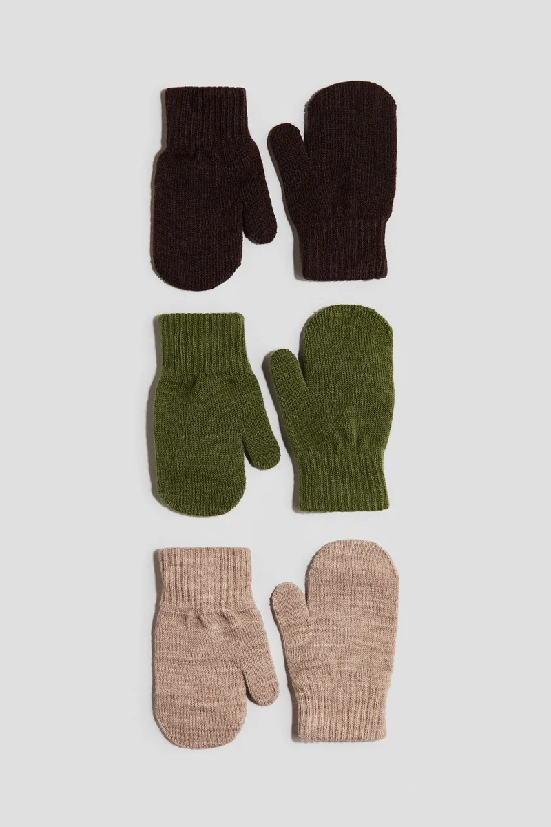 H&M 3-pack mittens