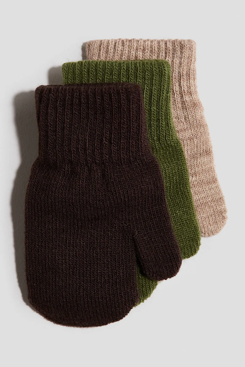 H&M 3-pack mittens