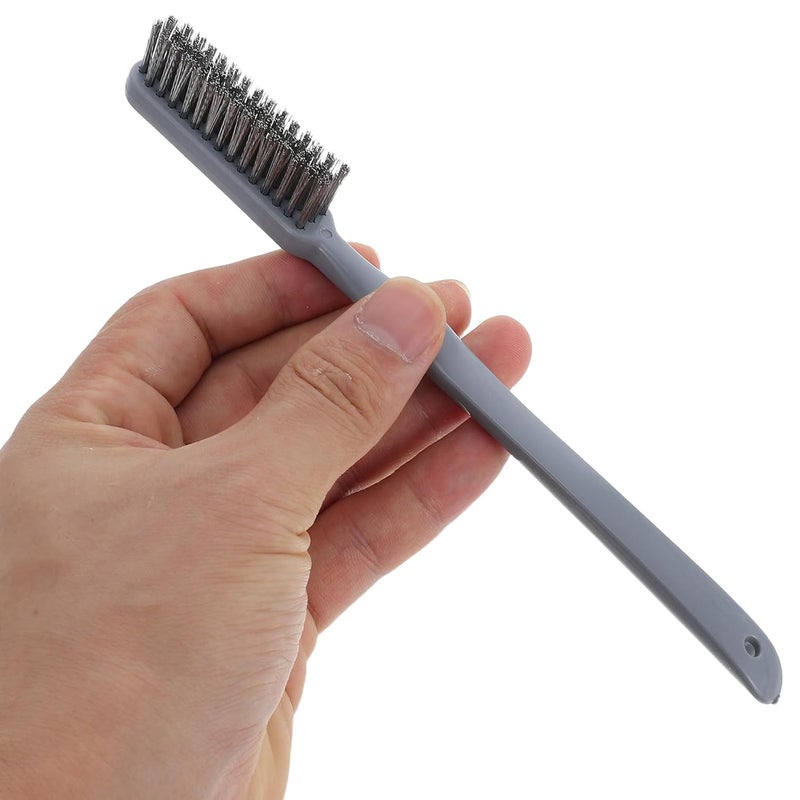 3pcs Stainless Steel Wire Brush with Long Handle Heavy Duty Wire Cleaning Brush for Rust Removal Welding Slag and Metal Surface Cleaning for Maintenance - Image 4