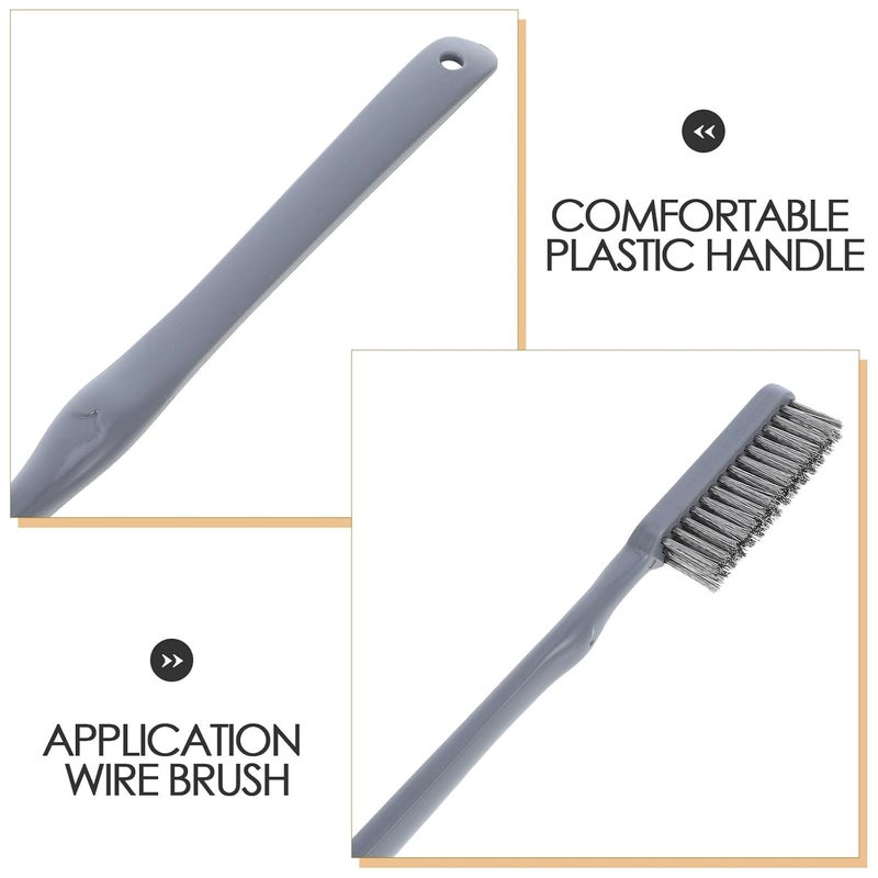 3pcs Stainless Steel Wire Brush with Long Handle Heavy Duty Wire Cleaning Brush for Rust Removal Welding Slag and Metal Surface Cleaning for Maintenance - Image 3