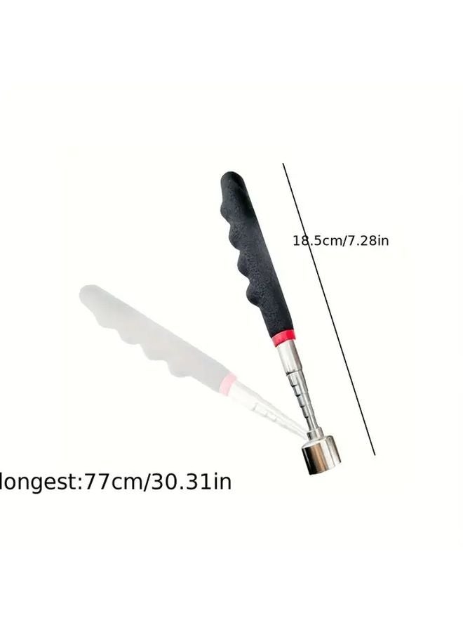 Blue Handle 3 In 1 Magnetic Telescopic Clamp Stainless Steel Tool For Hard To Reach Vehicle Construction Areas - Image 5