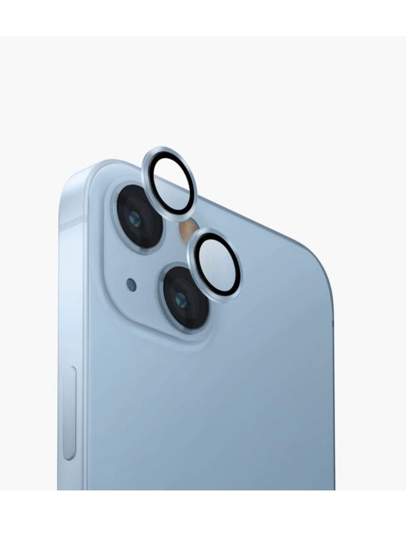 DIGI CORE iPhone Full Coverage Set iPhone 14 Screen Protector 3 Pack 6.1 Inch 2.5D Curved Edges With iPhone 14 Camera Lens And Anti-Scratch iPhone Back PVC Clear Sheet (iPhone 14, Blue) - Image 5