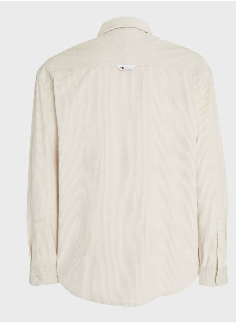 TOMMY JEANS - Logo Regular Fit Shirt - Image 1