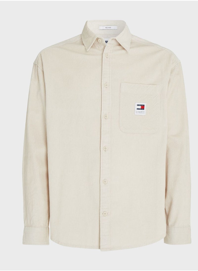 TOMMY JEANS - Logo Regular Fit Shirt - Image 1