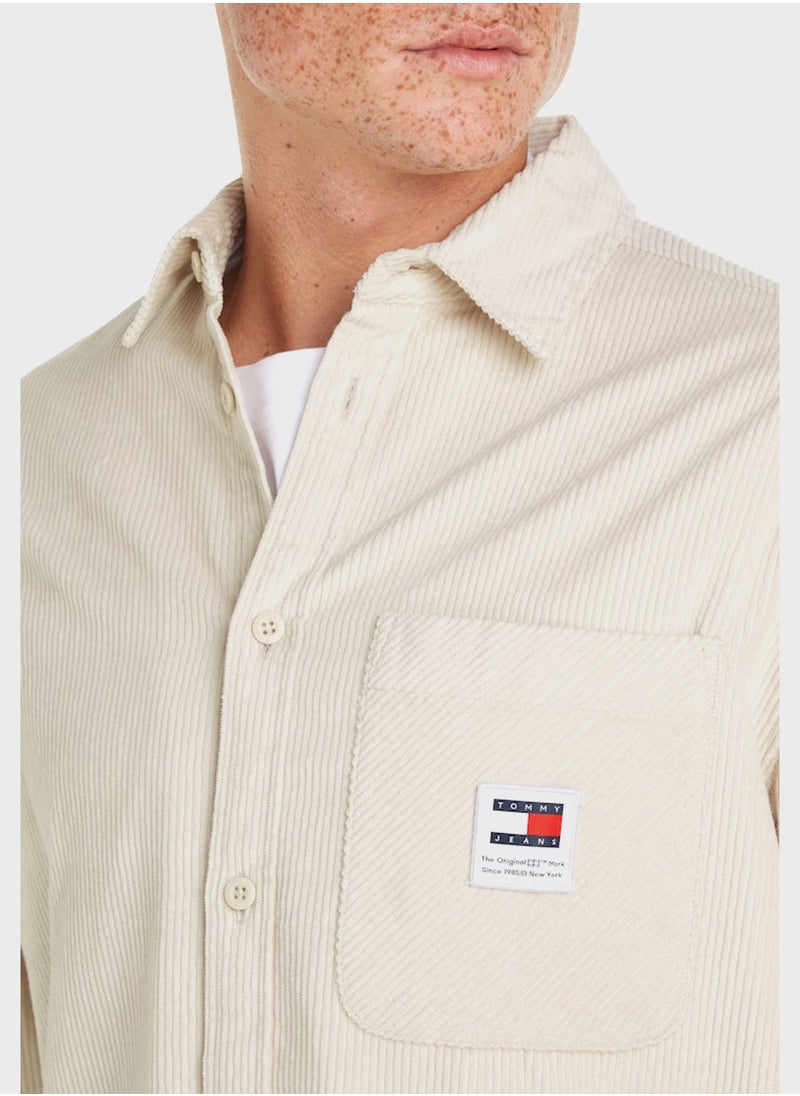 TOMMY JEANS - Logo Regular Fit Shirt - Image 1