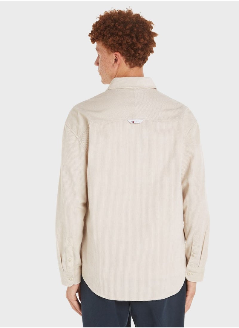 TOMMY JEANS - Logo Regular Fit Shirt - Image 1