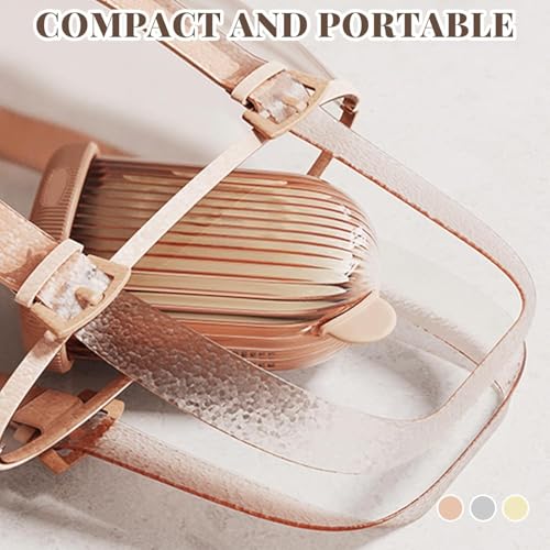 Anshri Pack of 1 Travel Soap Holder Portable Soap Dish for Home Compact and Durable Plastic Travel Soap Box - Soap Case Ideal for Travel Accessories With Brush - Image 3
