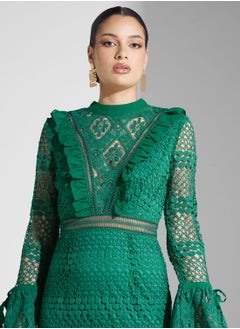 True Decadence High Neck Tiered Dress  - Image 3