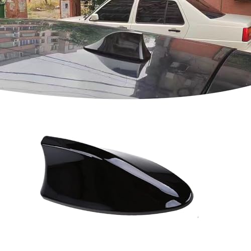 ijuicy 1 PC Shark Fin Antenna Cover for Car, Car Antenna Topper, Vehicle Shark Fin Shape Cover with Adhesive Tape, Universal Car Accessories for Most Cars, SUVs, Vans (Black) - Image 3