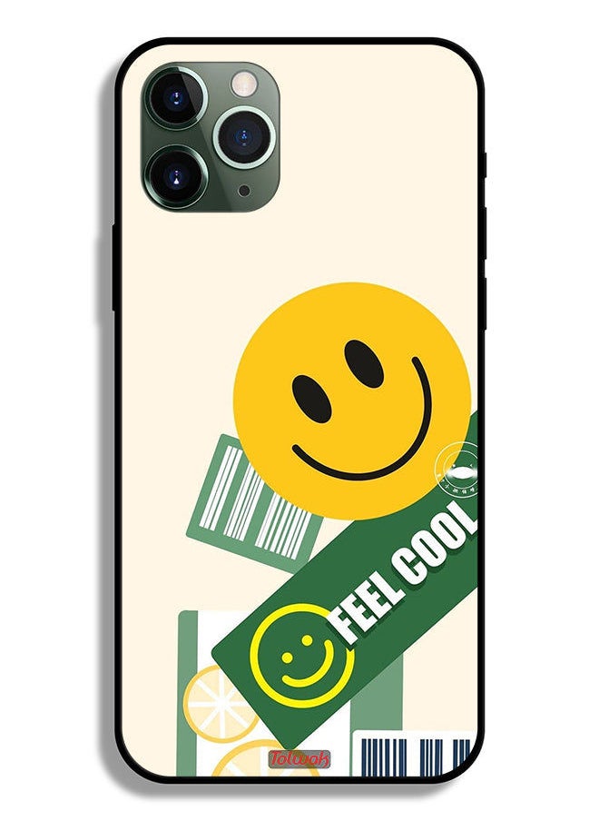 Tolwak Apple iPhone 11 Pro Max Protective Case Feel Cool Sticker  - Image 2