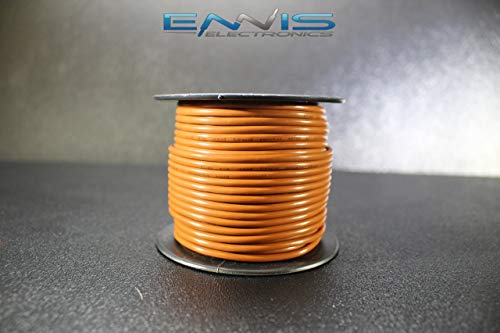 ENNIS ELECTRONICS 14 Gauge Wire TAN by ENNIS ELECTRONICS 100 FT Spool Primary Automotive AWG Copper CLAD - Image 3