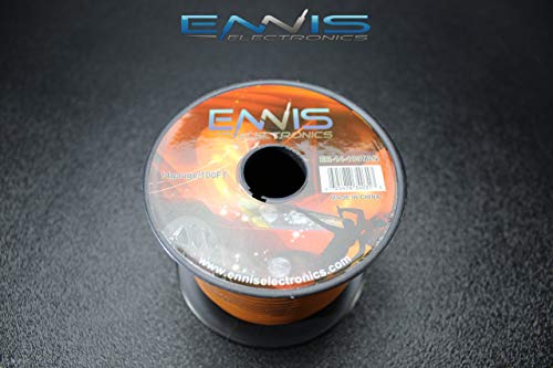 ENNIS ELECTRONICS 14 Gauge Wire TAN by ENNIS ELECTRONICS 100 FT Spool Primary Automotive AWG Copper CLAD - Image 2