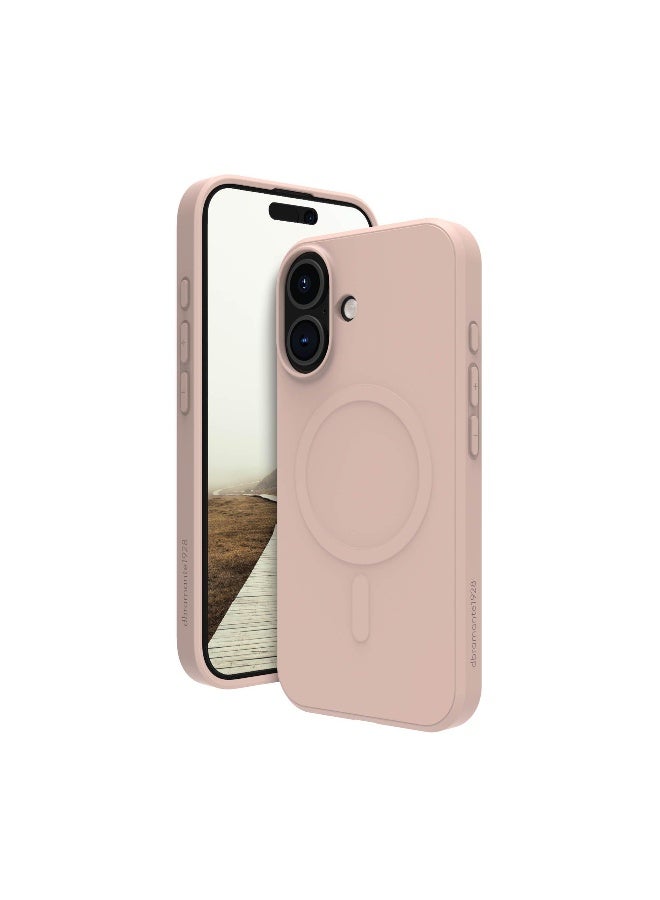 DBRAMANTE1928 جراب جرينلاند برو ماغسيف لهاتف آيفون 16 بلون الرمل الوردي - Image 3