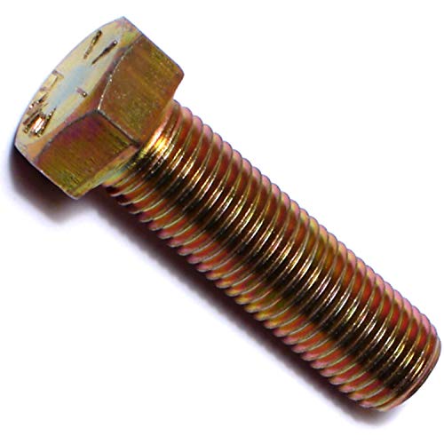 Aivoxe Hard-to-Find Fastener 014973253165 Grade 8 Fine Hex Cap Screws, 7/16-20 x 1-1/2, Piece-25, Yellow - Image 5