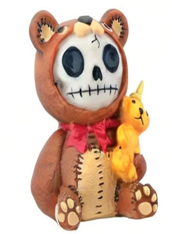 SUMMIT COLLECTION Brown Honeybear with Honey Bear Bottle Furry Bones Statue - Image 2