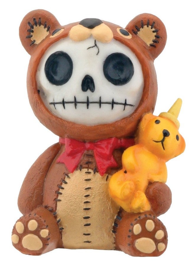 SUMMIT COLLECTION Brown Honeybear with Honey Bear Bottle Furry Bones Statue - Image 1