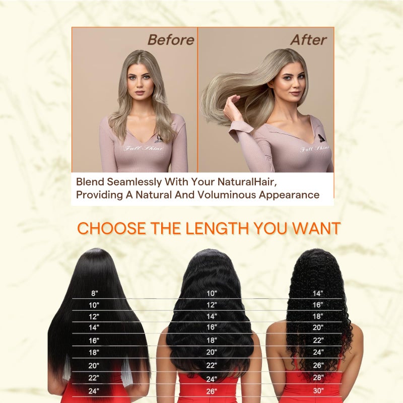 Fshine Full Shine Tape in Extensions Real Human Hair Color 19/8/60 Brown and Blonde Ombre 20PCS Invisible Double Sided Seamless Human Hair Extensions Tape in 30g 12 Inch Natural Straight Hair for Party - Image 5